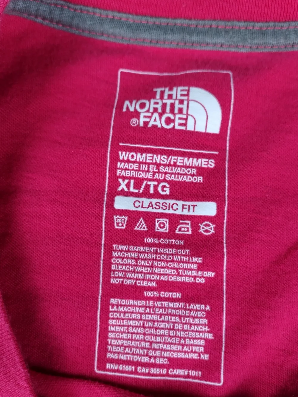 The North Face Women's Size XL Pink Performance Summer Shirt Lightweight - Picture 2 of 9
